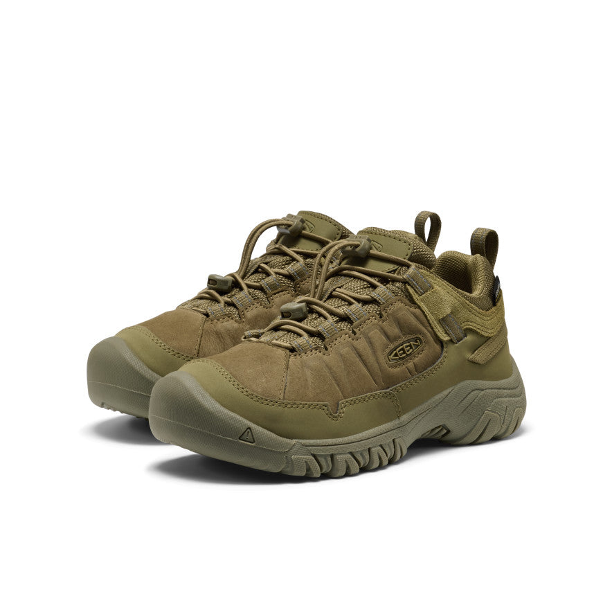 Big Kids' Targhee IV Waterproof Hiking Shoe Martini Olive - Image 2