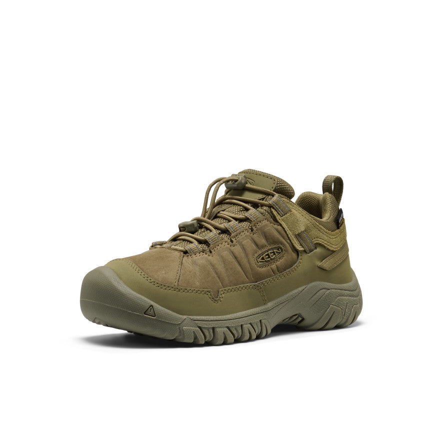 Big Kids' Targhee IV Waterproof Hiking Shoe Martini Olive - Image 3
