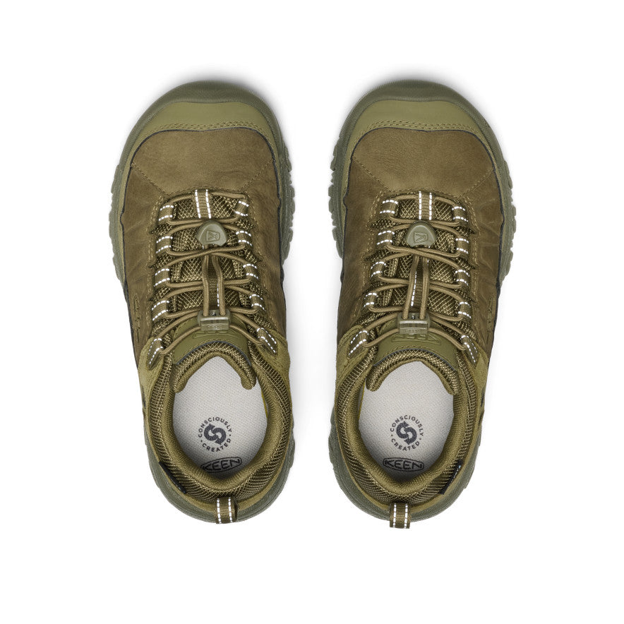 Big Kids' Targhee IV Waterproof Hiking Shoe Martini Olive - Image 4