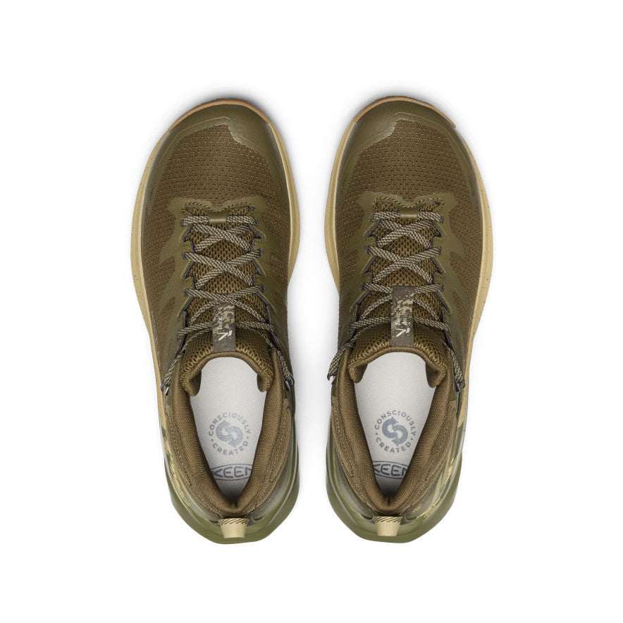 Men's Targhee Apex Wide Waterproof Hiking Boot Dark Olive/Khaki - Image 4