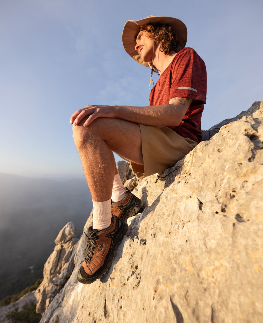 Men's Targhee IV Waterproof Hiking Shoe Java/Bison - Image 8