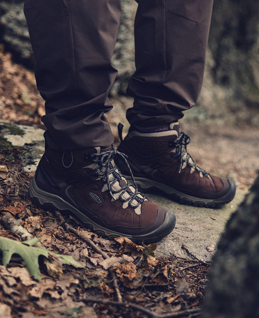 Men's Targhee IV Waterproof Hiking Boot Java/Brindle - Image 9