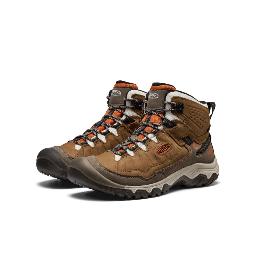 Men's Targhee IV Waterproof Hiking Boot Coyote/Gold Flame - Image 2