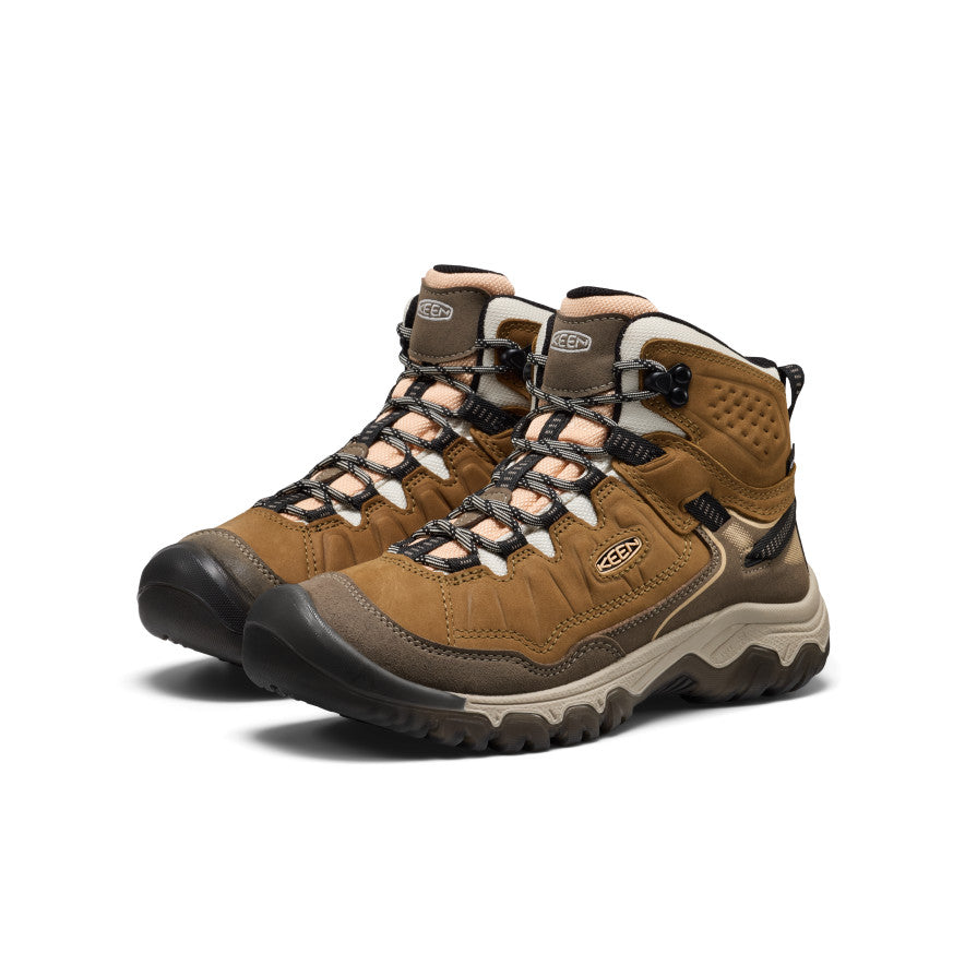 Women's Targhee IV Waterproof Hiking Boot Coyote/Peach Fuzz - Image 2