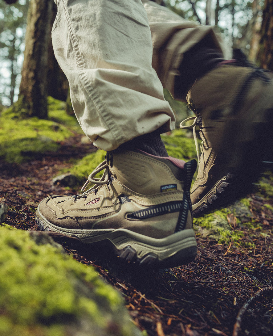 Women's Targhee IV Waterproof Hiking Boot Coyote/Peach Fuzz - Image 8