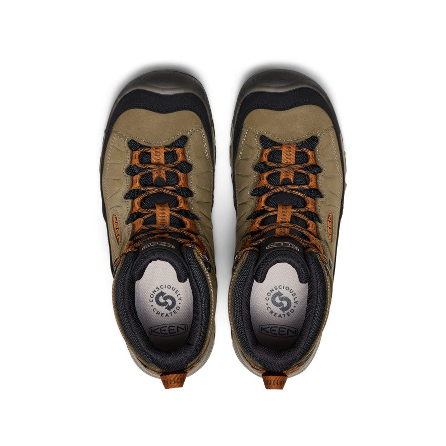 Men's Targhee IV Waterproof Hiking Boot Sea Turtle/Roasted Pecan - Image 4