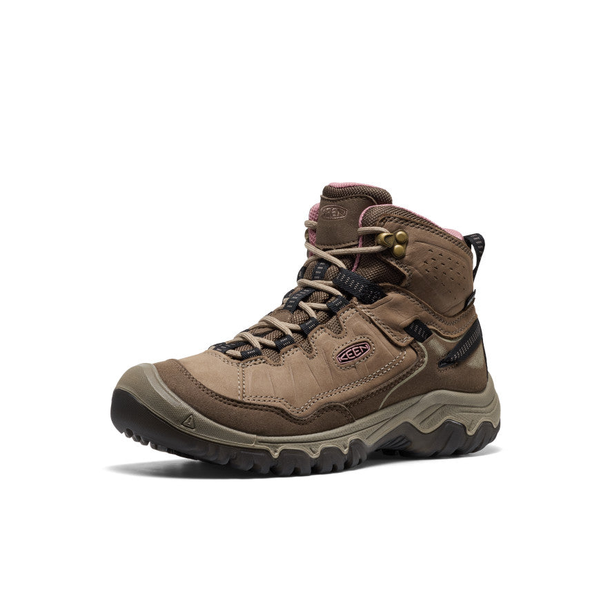 Women's Targhee IV Waterproof Hiking Boot Brindle/Nostalgia Rose - Image 3