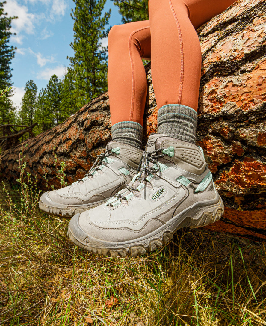 Women's Targhee IV Waterproof Hiking Boot Alloy/Granite Green - Image 8