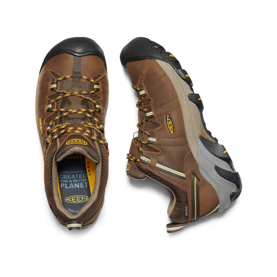 Men's Targhee II Waterproof Cascade Brown/Golden Yellow - Image 4