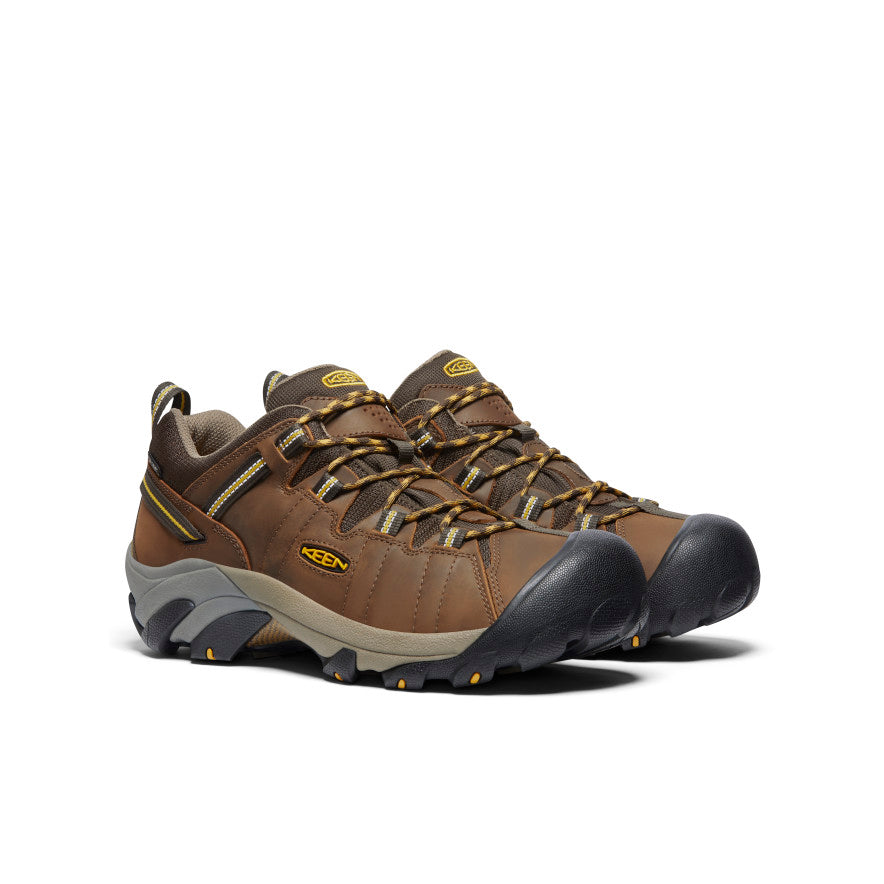 Men's Targhee II Waterproof Wide Cascade Brown/Golden Yellow - Image 2
