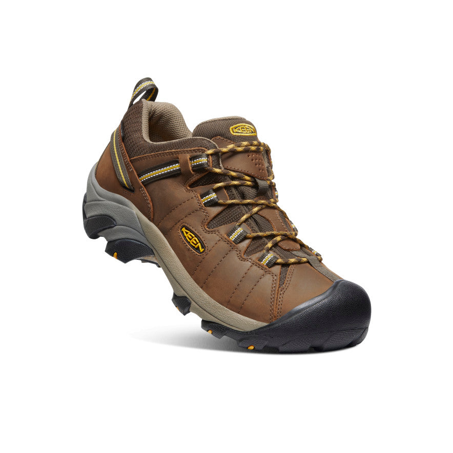 Men's Targhee II Waterproof Wide Cascade Brown/Golden Yellow - Image 3