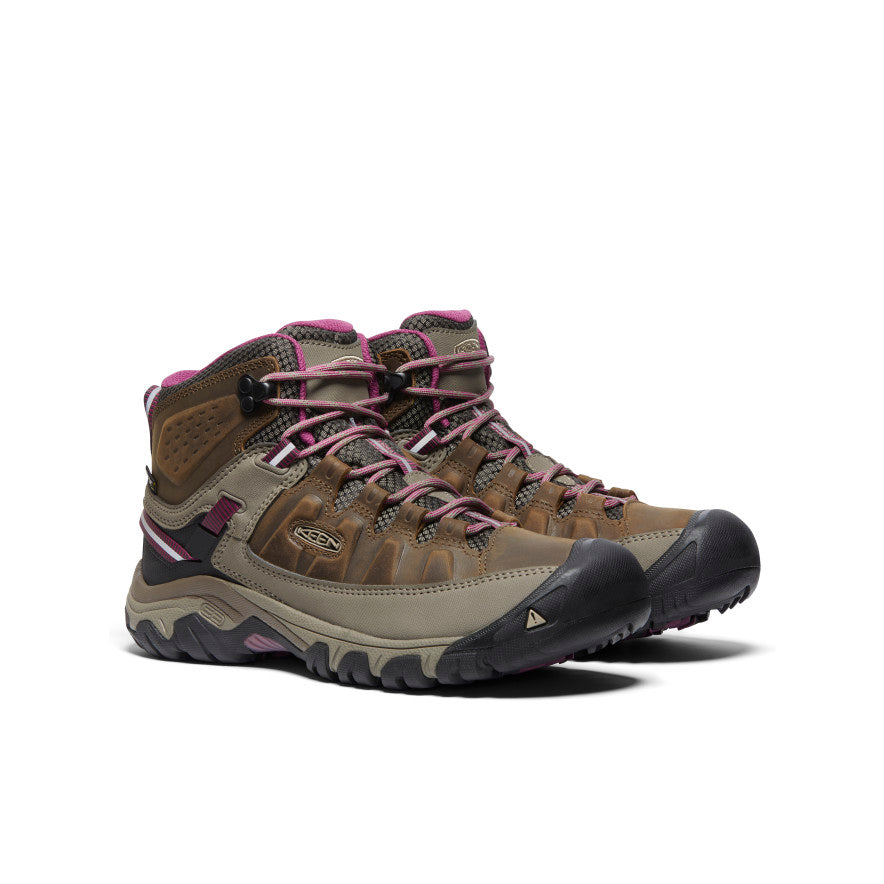 Women's Targhee III Waterproof Mid Weiss/Boysenberry - Image 3