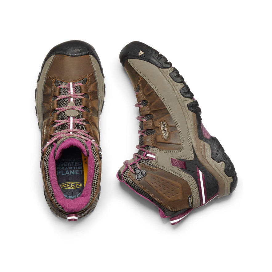 Women's Targhee III Waterproof Mid Weiss/Boysenberry - Image 4
