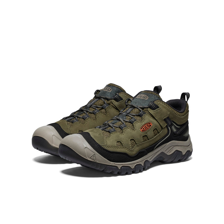 Men's Targhee IV Vented Hiking Shoe Dark Olive/Gold Flame - Image 2