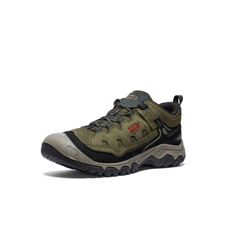 Men's Targhee IV Vented Hiking Shoe Dark Olive/Gold Flame - Image 3