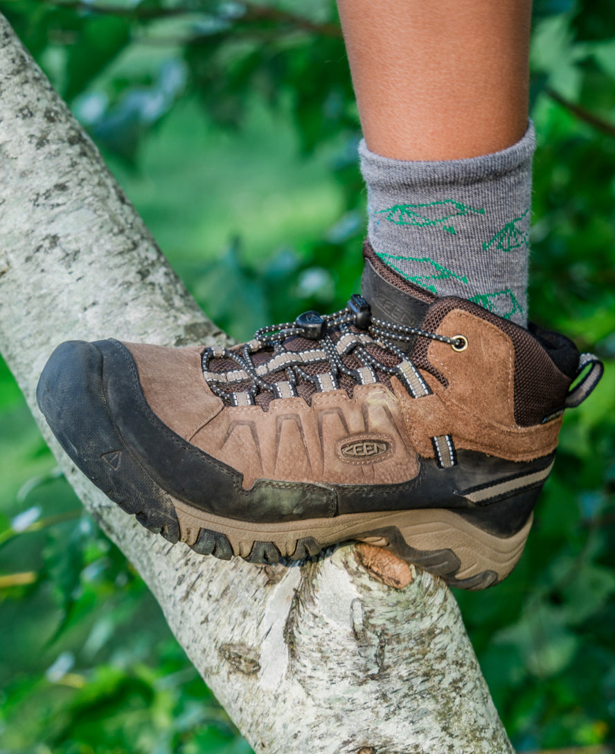 Little Kids' Targhee IV Waterproof Hiking Boot Bison/Brindle - Image 9