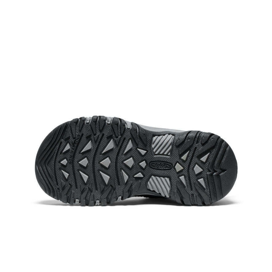 Little Kids' Targhee IV Waterproof Hiking Shoe Black/Steel Grey - Image 6