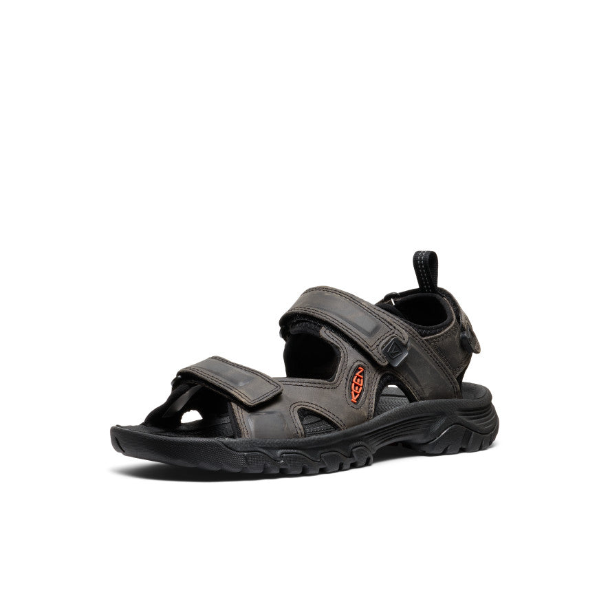 Men's Targhee III Open Toe Sandal Grey/Black - Image 3