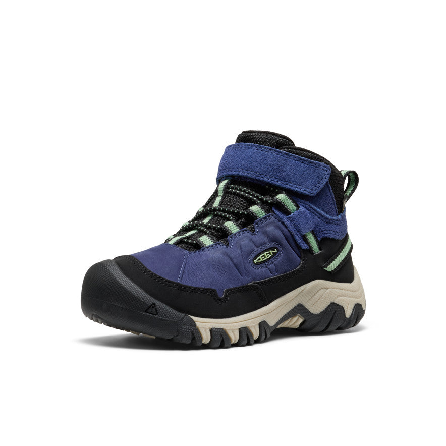 Little Kids' Targhee IV Waterproof Hiking Boot Skipper Blue/Hemlock - Image 2