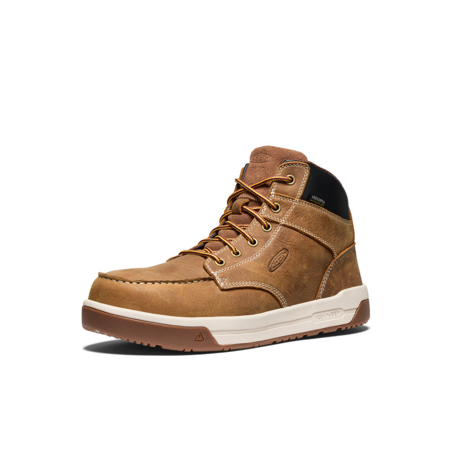 Men's Gibson Waterproof Work Boot (Carbon Toe) Belgian/Gum - Image 3