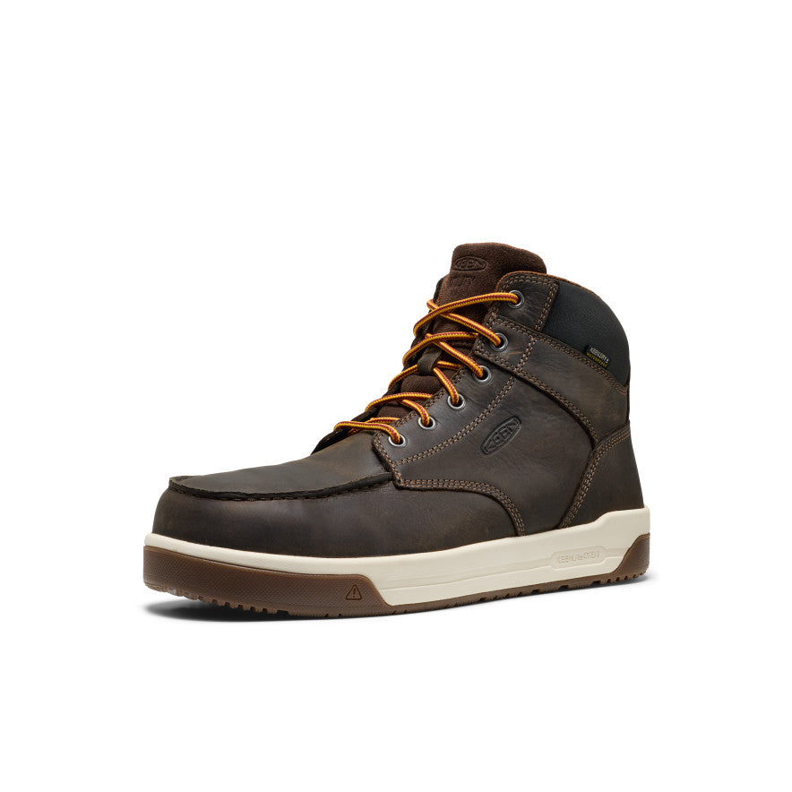 Men's Gibson Waterproof Work Boot (Carbon Toe) Cascade Brown/Gum - Image 3