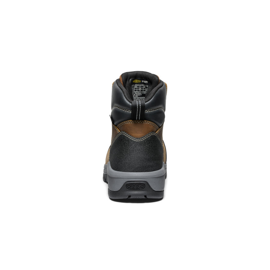 Men's CSA Evanston 6" Waterproof Boot (Carbon Toe) Bison/Black - Image 5