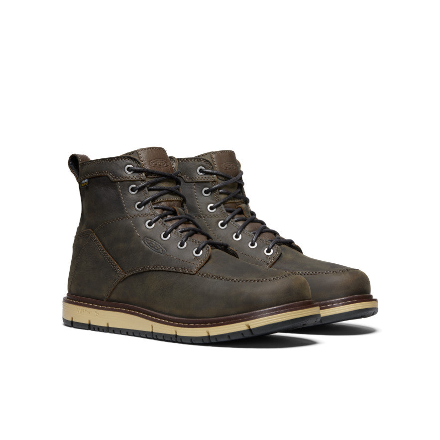 Men's San Jose 6" Waterproof Boot (Soft Toe) Cascade Brown - Image 2