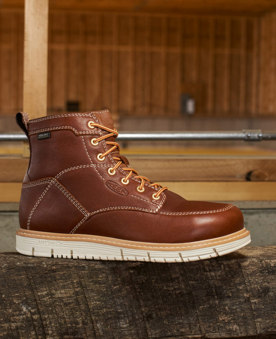 Men's San Jose 6" Waterproof Boot (Soft Toe) Cascade Brown - Image 8