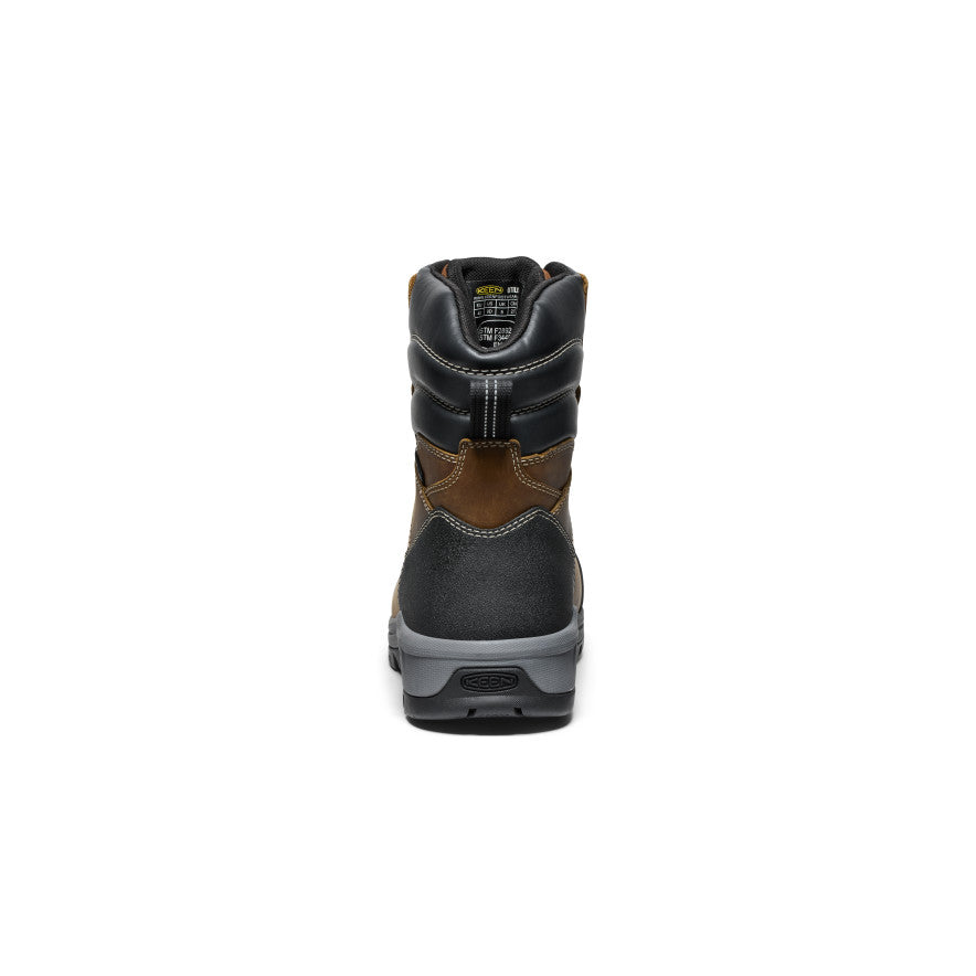 Men's Evanston 8" Insulated Waterproof Boot (Soft Toe) Bison/Black - Image 5