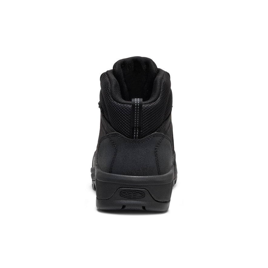 Men's Skokie Waterproof Work Boot (Soft Toe) Black/Black - Image 5