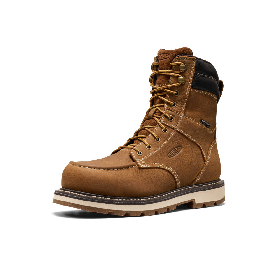 Men's Cincinnati 8" Waterproof 90?? Heel Boot (Carbon Toe) Belgian/Sandshell - Image 3