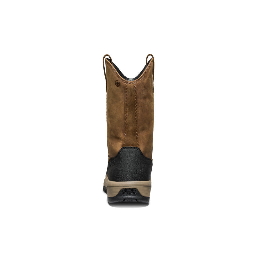 Men's Evanston Pull-On Waterproof Boot (Carbon Toe) Bison/Black - Image 5
