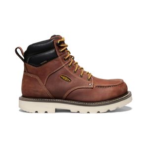 Men's Cincinnati 6" Waterproof 90?? Heel Boot (Soft Toe) Tuscan Red/Sandshell