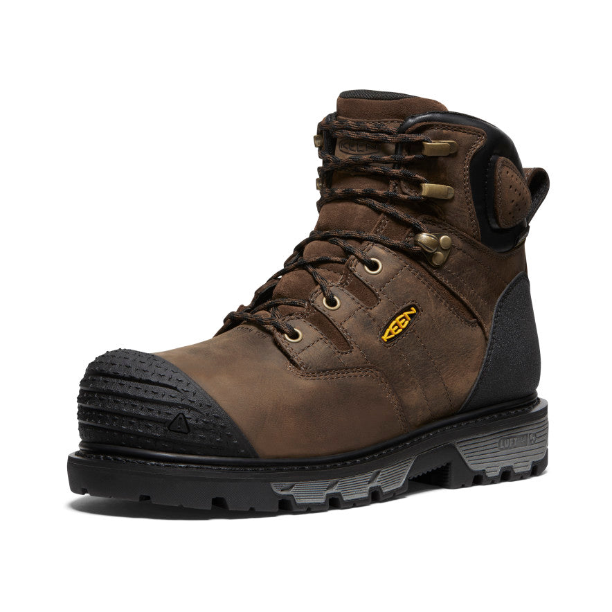 Men's CSA Camden 6" Waterproof Boot (Carbon Toe) Dark Earth/Black - Image 3