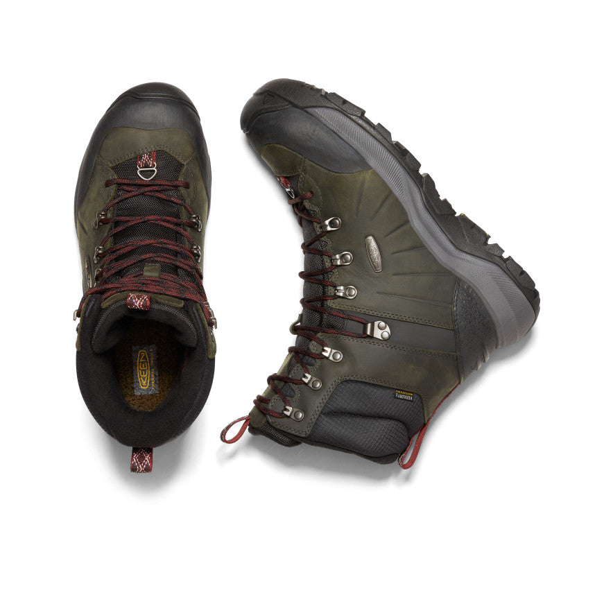Men's Revel IV High Polar Waterproof Boot Magnet/Red Carpet - Image 4