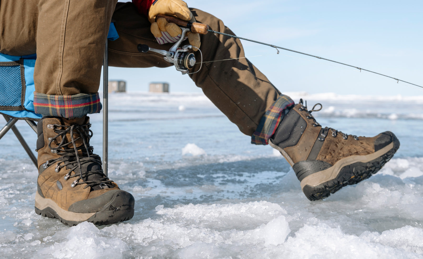 Men's Revel IV High Polar Waterproof Boot Magnet/Red Carpet - Image 6