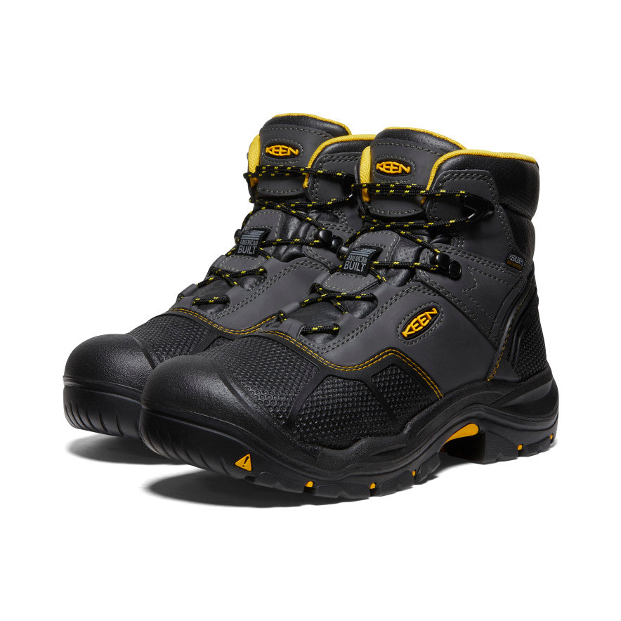 Men's Logandale Waterproof Boot (Steel Toe) Raven/Black - Image 2