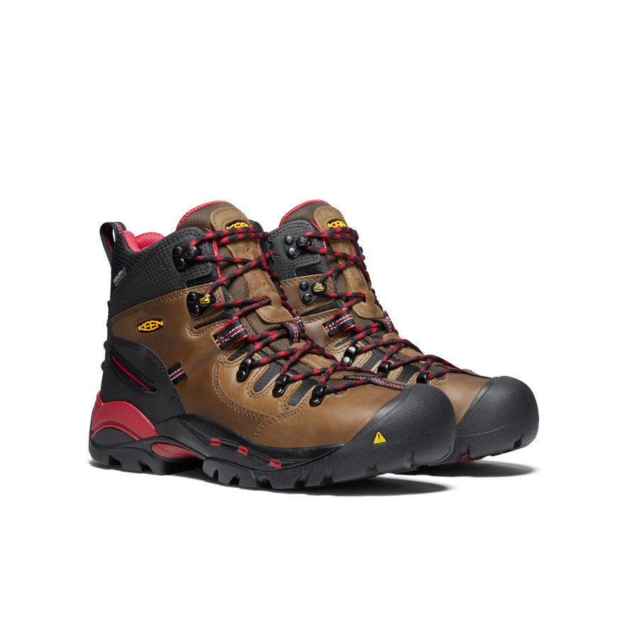 Men's Pittsburgh 6" Waterproof Boot (Steel Toe) Bison - Image 2
