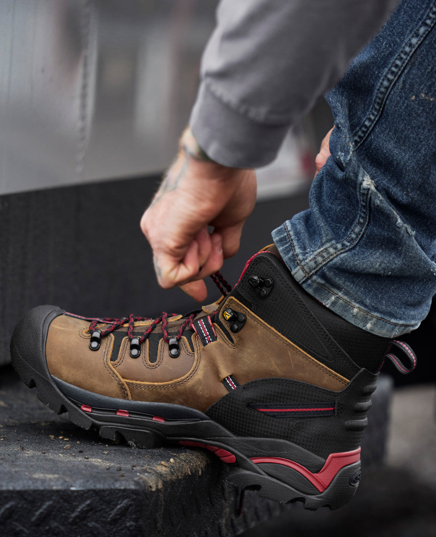 Men's Pittsburgh 6" Waterproof Boot (Steel Toe) Bison - Image 7