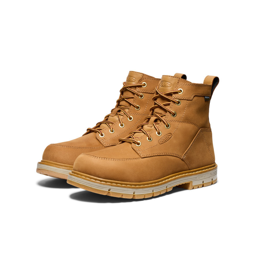 Men's San Jose 6" Waterproof 90?? Heel Boot (Soft Toe) Bistre/Gum - Image 2