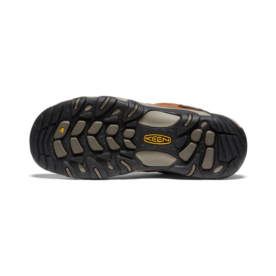 Men's Headout Waterproof Hiking Shoe Bison/Fossil Orange - Image 6