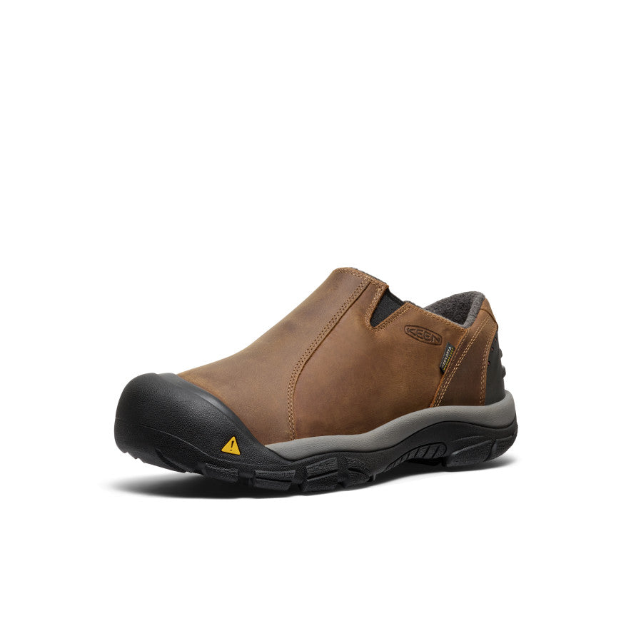 Men's Brixen Waterproof Low Slate Black/Madder Brown - Image 3