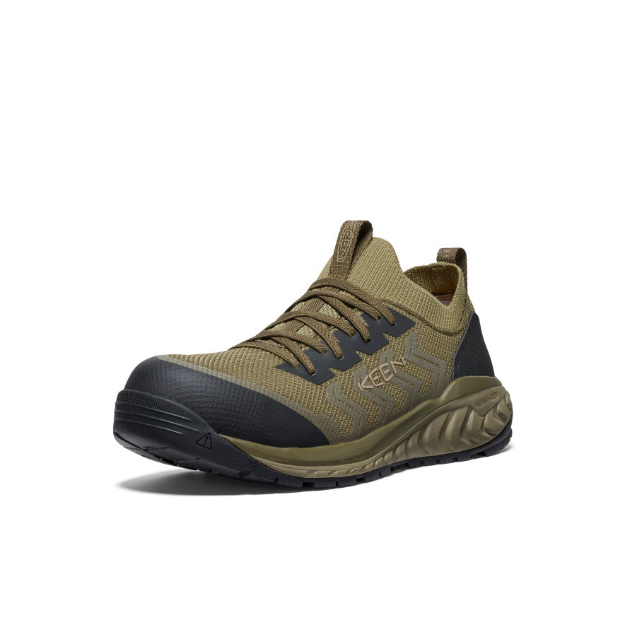 Men's Arvada Shift Work Sneaker (Carbon Toe) Martini Olive/Black - Image 3