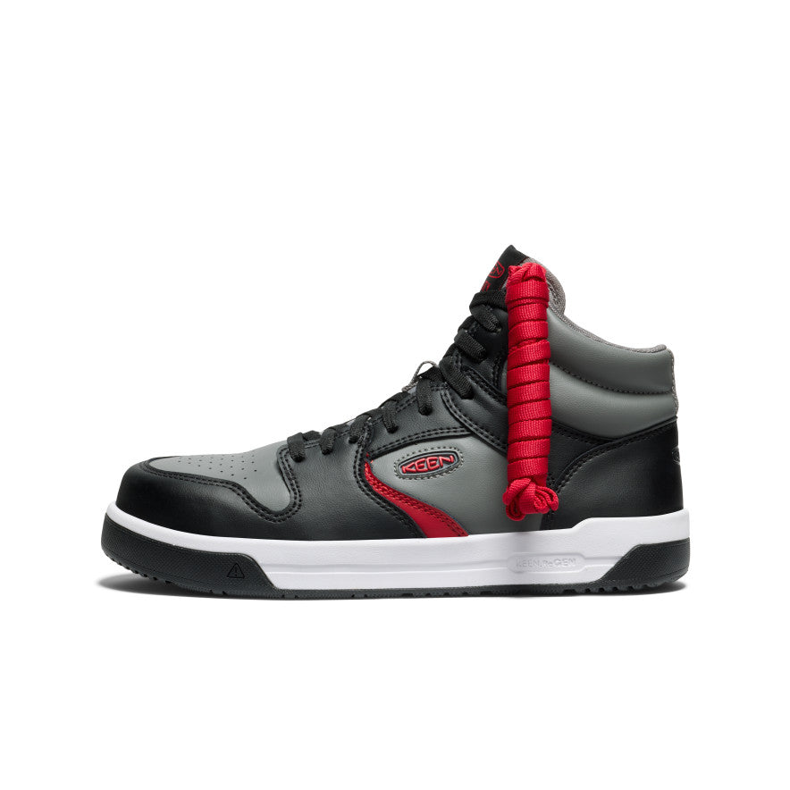 Men's Overton Mid Work Shoe (Carbon Toe) Steel Grey/Black - Image 4