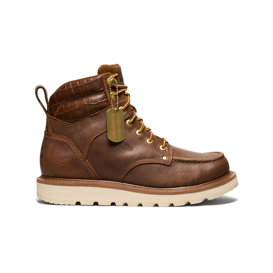 Men's Cincinnati 6" Boot (Soft Toe) x Noon Goons Leather Brown/Off White