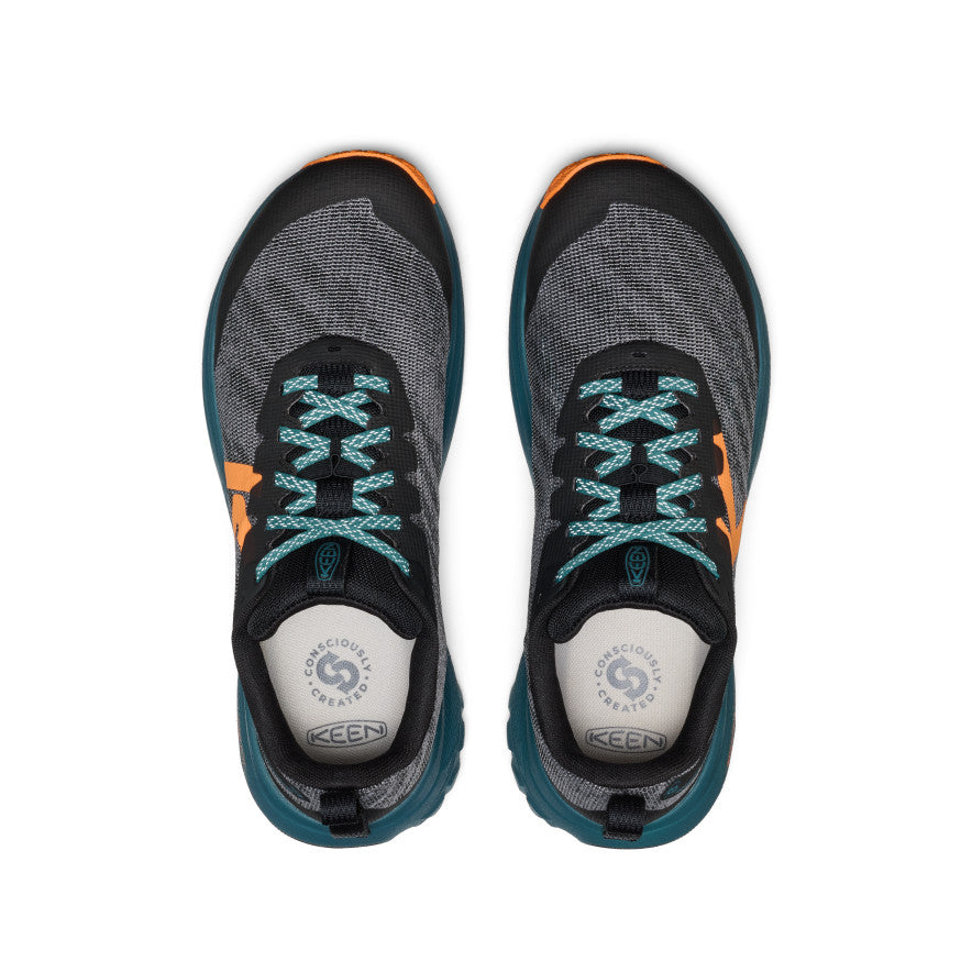 Men's Roam Trail Running Shoe Black/Orange Peel - Image 4