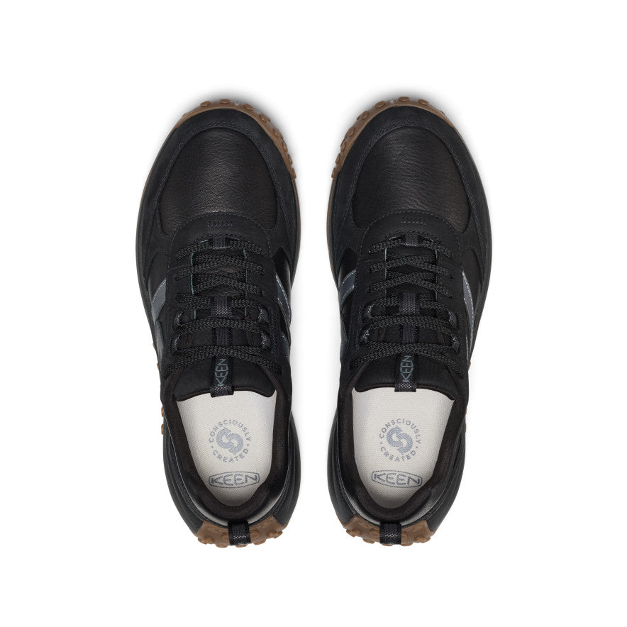 Men's KS86 Leather Sneaker Black - Image 4
