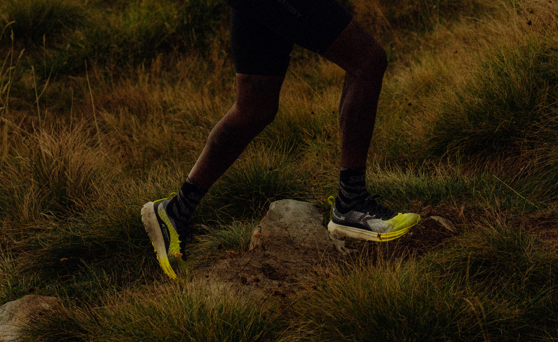 Men's Seek Trail Running Shoe Black/Evening Primrose - Image 7