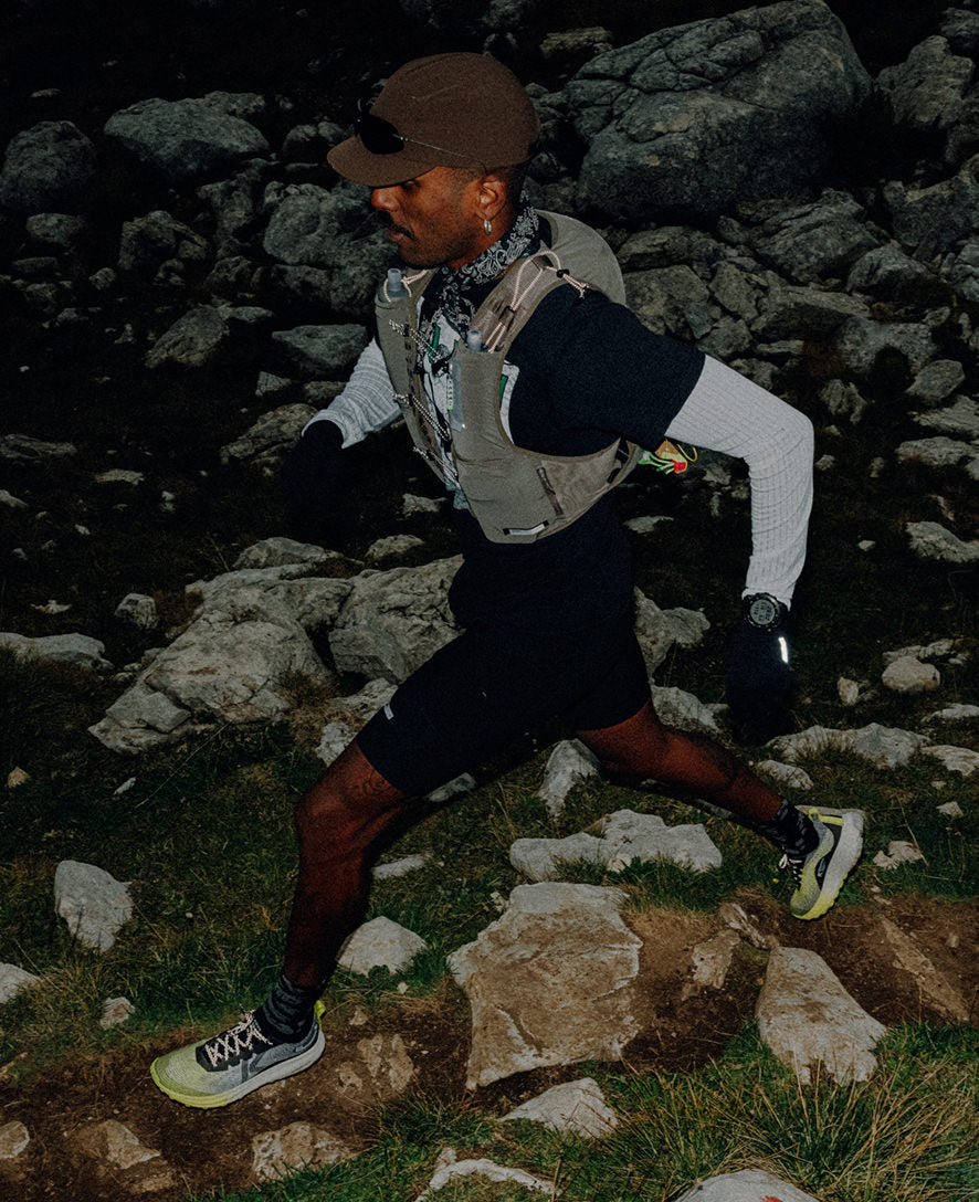 Men's Seek Trail Running Shoe Black/Evening Primrose - Image 9