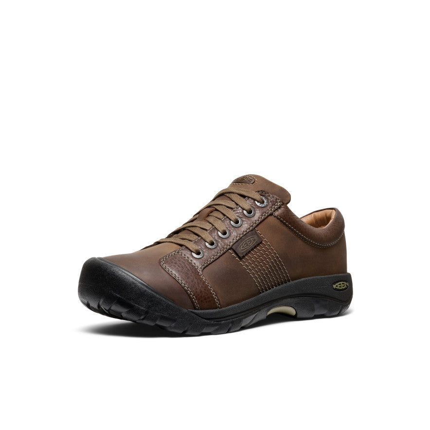 Men's Austin Shoe Wide Chocolate Brown - Image 2